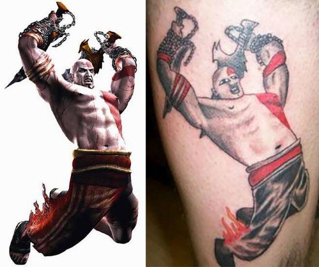 GoW Kratos tatoo 02